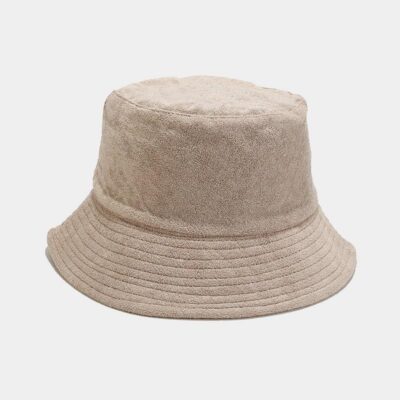 Unisex soft outdoor terry towel bucket hat