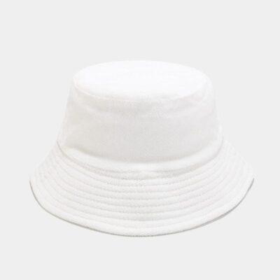 Unisex soft outdoor terry towel bucket hat