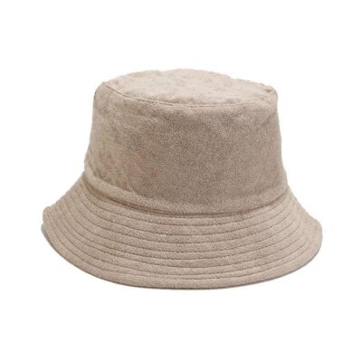 Unisex soft outdoor terry towel bucket hat