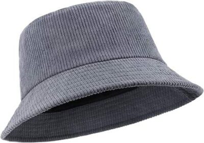 Autumn winter corduroy fisherman bucket hat