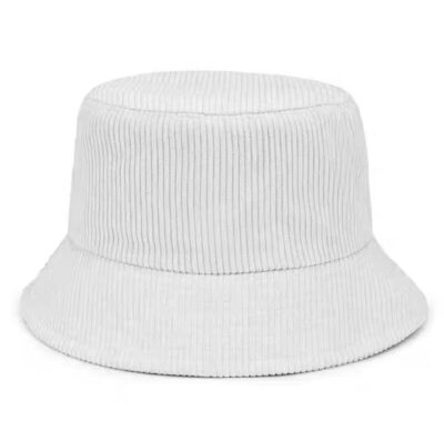 Autumn winter corduroy fisherman bucket hat