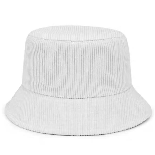 Autumn winter corduroy fisherman bucket hat