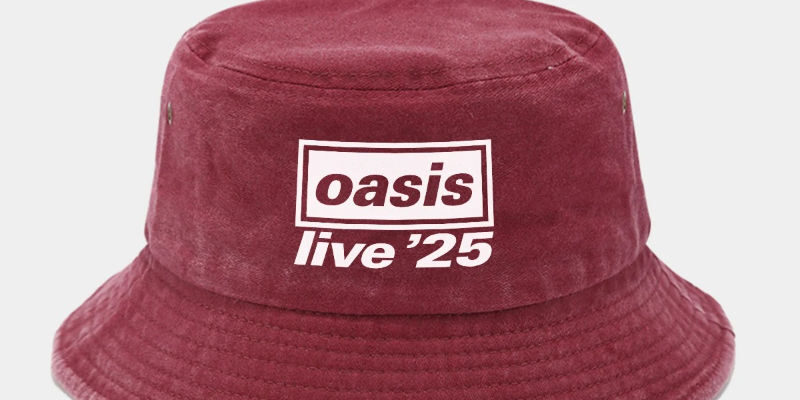 Trendy 2025 Retro Oasis Printed Washed Denim Bucket Hat (1) printed washed denim bucket hat