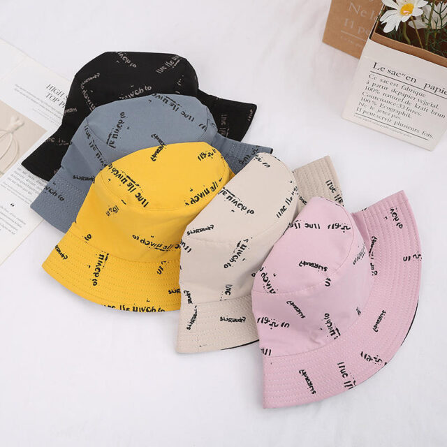 Designer unisex cotton bucket hat